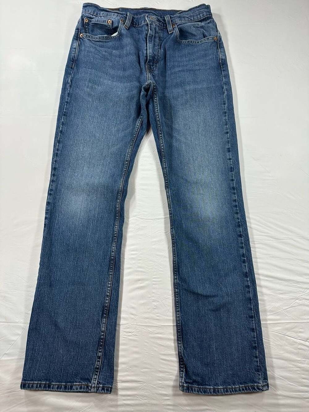Levis 527 Jeans Bootcut Mens 31x32(Fits 30x32) Blue Denim Western Cowboy Work